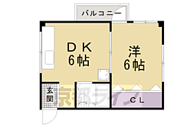 京都府京都市左京区静市市原町（賃貸マンション1DK・4階・24.30㎡） その2