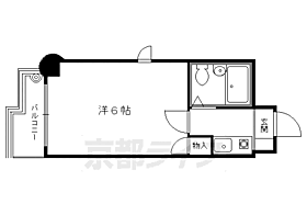 京都府京都市左京区北白川堂ノ前町（賃貸マンション1K・2階・17.00㎡） その2