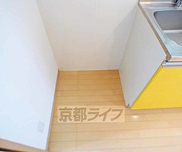 画像17:キッチン横に冷蔵庫が設置可能です。