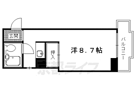 京都府京都市左京区浄土寺上馬場町（賃貸マンション1K・4階・21.80㎡） その2