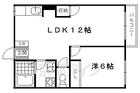 タウニー黒門 202 ｜ 京都府京都市北区鷹峯黒門町（賃貸アパート1LDK・2階・35.38㎡） その2