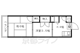 第2ひかり荘 102 ｜ 京都府京都市北区紫野門前町（賃貸アパート2DK・1階・22.14㎡） その2