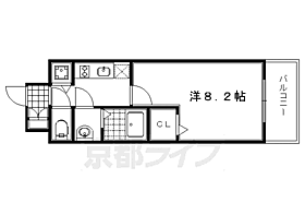 京都府京都市左京区一乗寺東杉ノ宮町（賃貸マンション1K・1階・25.81㎡） その2