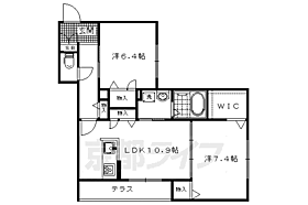 京都府京都市北区紫竹東栗栖町（賃貸マンション2LDK・1階・62.96㎡） その2