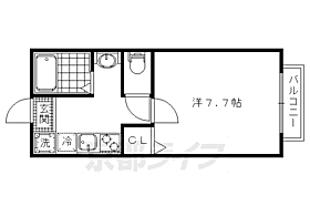 京都府京都市北区上賀茂西上之段町（賃貸アパート1K・2階・24.00㎡） その2