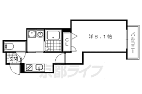 京都府京都市左京区難波町（賃貸マンション1K・1階・24.23㎡） その2