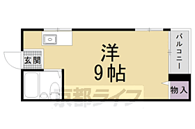 京都府京都市左京区北白川下池田町（賃貸マンション1R・1階・17.00㎡） その2