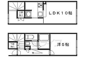 京都府京都市左京区岩倉南池田町（賃貸アパート1LDK・1階・40.26㎡） その2