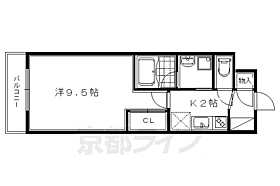 京都府京都市左京区一乗寺中ノ田町（賃貸マンション1K・1階・29.76㎡） その2