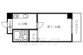 京都府京都市北区西賀茂柿ノ木町（賃貸マンション1K・3階・21.75㎡） その2