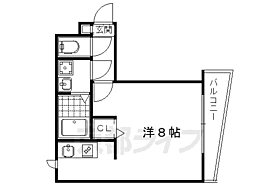 京都府京都市左京区田中上大久保町（賃貸マンション1K・4階・28.00㎡） その2