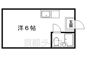 京都府京都市左京区田中上玄京町（賃貸マンション1K・2階・16.00㎡） その2