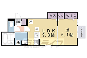 京都府京都市北区紫竹栗栖町（賃貸アパート1LDK・1階・40.69㎡） その2