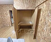 奥行き収納です。