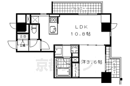 京都地下鉄東西線 二条城前駅 徒歩4分 3階/-