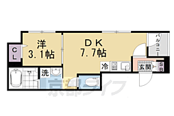 JR山陰本線 円町駅 徒歩7分 2階/-