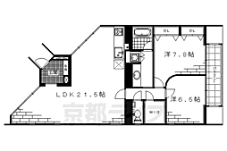 Schwalbe 2LDKの間取図画像