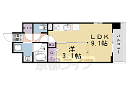 リシュドール梅小路 3階