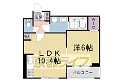 レジデンス 藤ケ森 1LDKの間取図画像