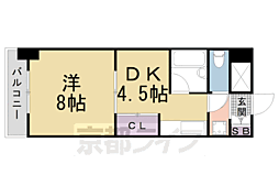 ハイツエコー 1DKの間取図画像