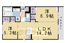 ルコアン堀川今宮 2階