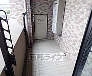 広いバルコニーです。