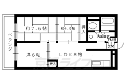 山崎ビル 3LDKの間取図画像