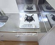 一口ガスコンロです。