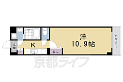 SquareHero-A 1Kの間取図画像