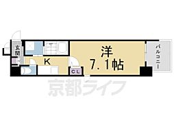 EsTRUTH KYOTO 1Kの間取図画像