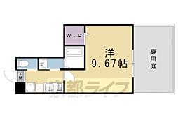 仮)フラッティ三軒町 1Kの間取図画像