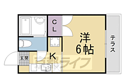 サンハイツ梅津 1階