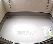 とても広いバルコニーです