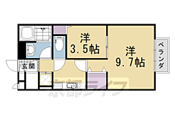 セゾン・NOIX 2Kの間取図画像