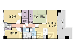 レスタージュ京都ウエストシティゲート 3LDKの間取図画像
