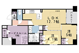 ラシュレ京都西大路 5階/-