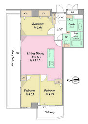 間取図画像 3LDK