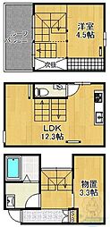 アイリーフ古門戸 1SLDKの間取図画像