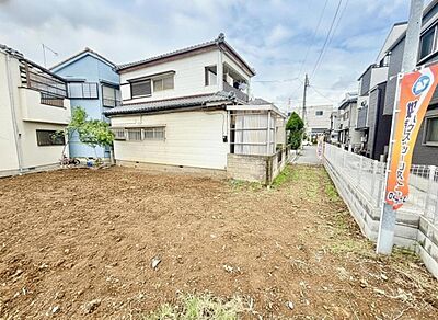 外観：建築条件なし売地　土地37坪