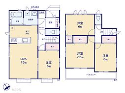 三郷市戸ヶ崎3丁目　新築一戸建て　全1棟