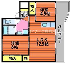 ＫＡＩ Ｔｅｒｒａｃｅ　I 408 ｜ 岡山県玉野市後閑1-13（賃貸マンション2LDK・4階・53.08㎡） その2