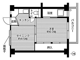 ビレッジハウス有城1号棟 0303 ｜ 岡山県倉敷市有城722（賃貸マンション1DK・3階・28.98㎡） その2