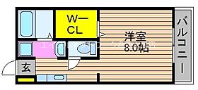 ミストラル庭瀬 205 ｜ 岡山県岡山市北区庭瀬431-3（賃貸アパート1K・2階・27.08㎡） その2