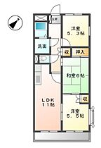 ハピネスＫ3番館  ｜ 岡山県倉敷市東富井（賃貸マンション3LDK・3階・62.60㎡） その2