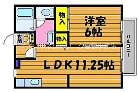 ＤＮパレス　A 101 ｜ 岡山県倉敷市中島1313-1（賃貸アパート1LDK・1階・40.92㎡） その2