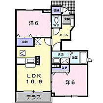 岡山県岡山市北区東花尻71番地1（賃貸アパート2LDK・1階・53.28㎡） その2