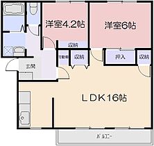 岡山県岡山市南区福成2丁目5-30-4（賃貸アパート2LDK・2階・57.37㎡） その2