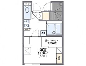 岡山県倉敷市中庄3522-14（賃貸アパート1K・1階・21.65㎡） その2