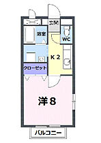 岡山県倉敷市徳芳427番地1（賃貸アパート1K・1階・27.74㎡） その2