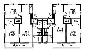 岡山県都窪郡早島町前潟10-4（賃貸アパート2LDK・2階・49.85㎡） その2